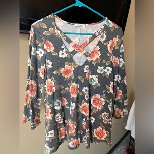 First Love Floral blouse size small